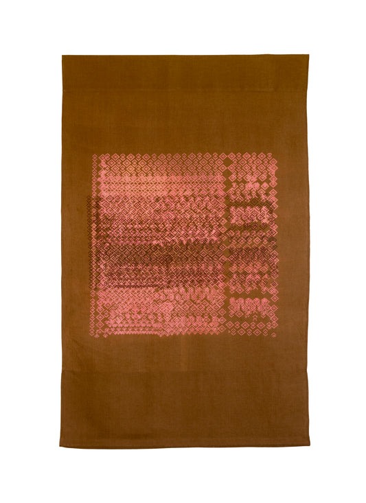 05 PIXEL — Serigrafía sobre lino, 89 × 145 cm