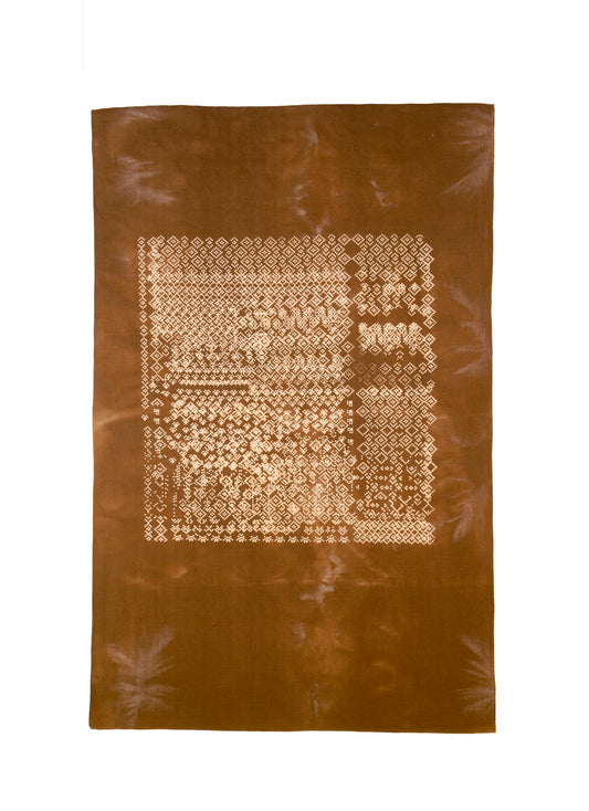 04 PIXEL — Serigrafía sobre lino, 89 × 145 cm